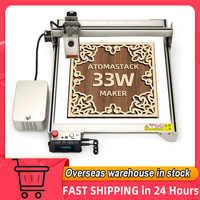 Atomstack Maker S30 PRO Laser Engraver Fixed Focus 33W Laser Power 400x400mm Engraving Area 6core Laser Engraving with AirAssist