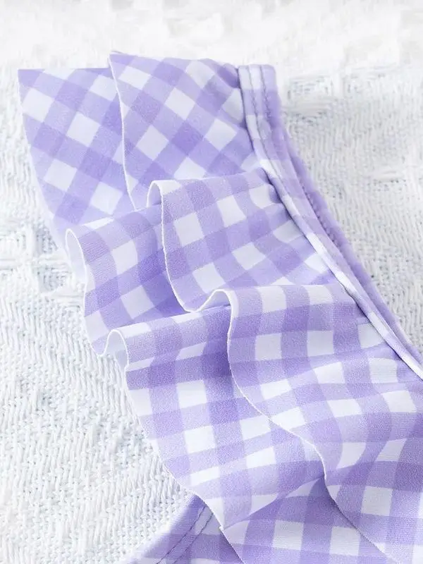 

Faionable Plaid oulder Swims for Teenage Girls Thiened Cleanfit Sle Mid-Length A-Line Sve Ladies Inner Wear