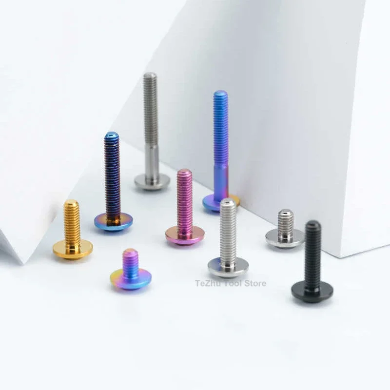 1 шт. титановый болт M5 M6 M8 x 6 8 10 12 14 15 16 18 20 25 30 40 50 мм винт с головкой зонтика Torx для велосипедного мотоцикла, дискового тормоза