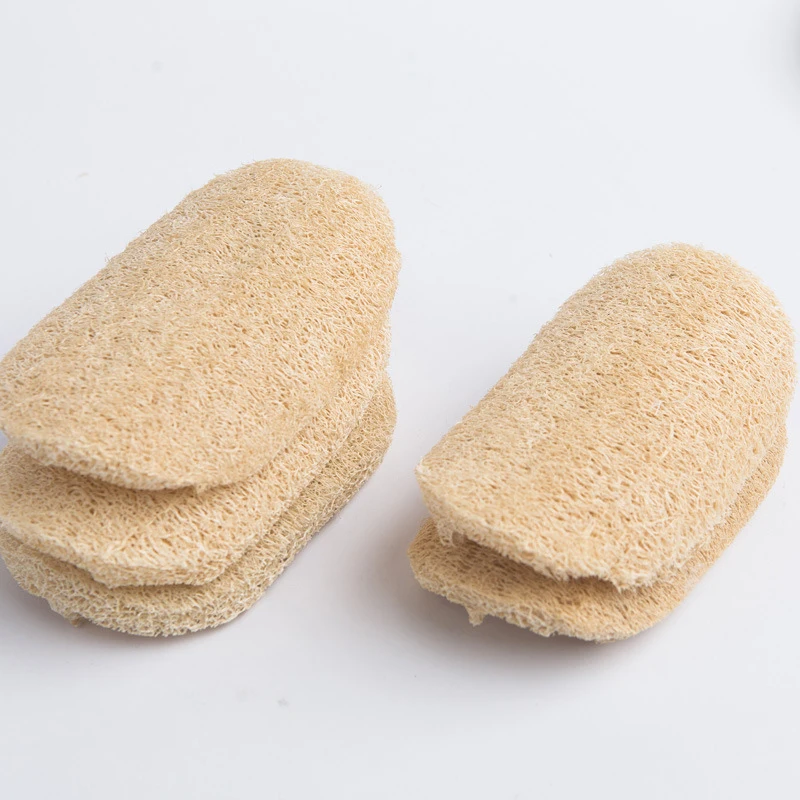 Set of 5 Natural Loofah Sponge Kitchen Sponge Antibacterial Dishwasher Cleaning Sponge for Kitchen Accessories