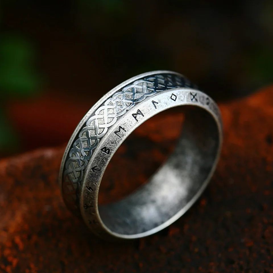 New Arrival Vintage Viking Tree Of Life Ring For Men Women Stainless Steel Nordic Celtic Knot Ring Fashion Amulet Jewelry Gifts