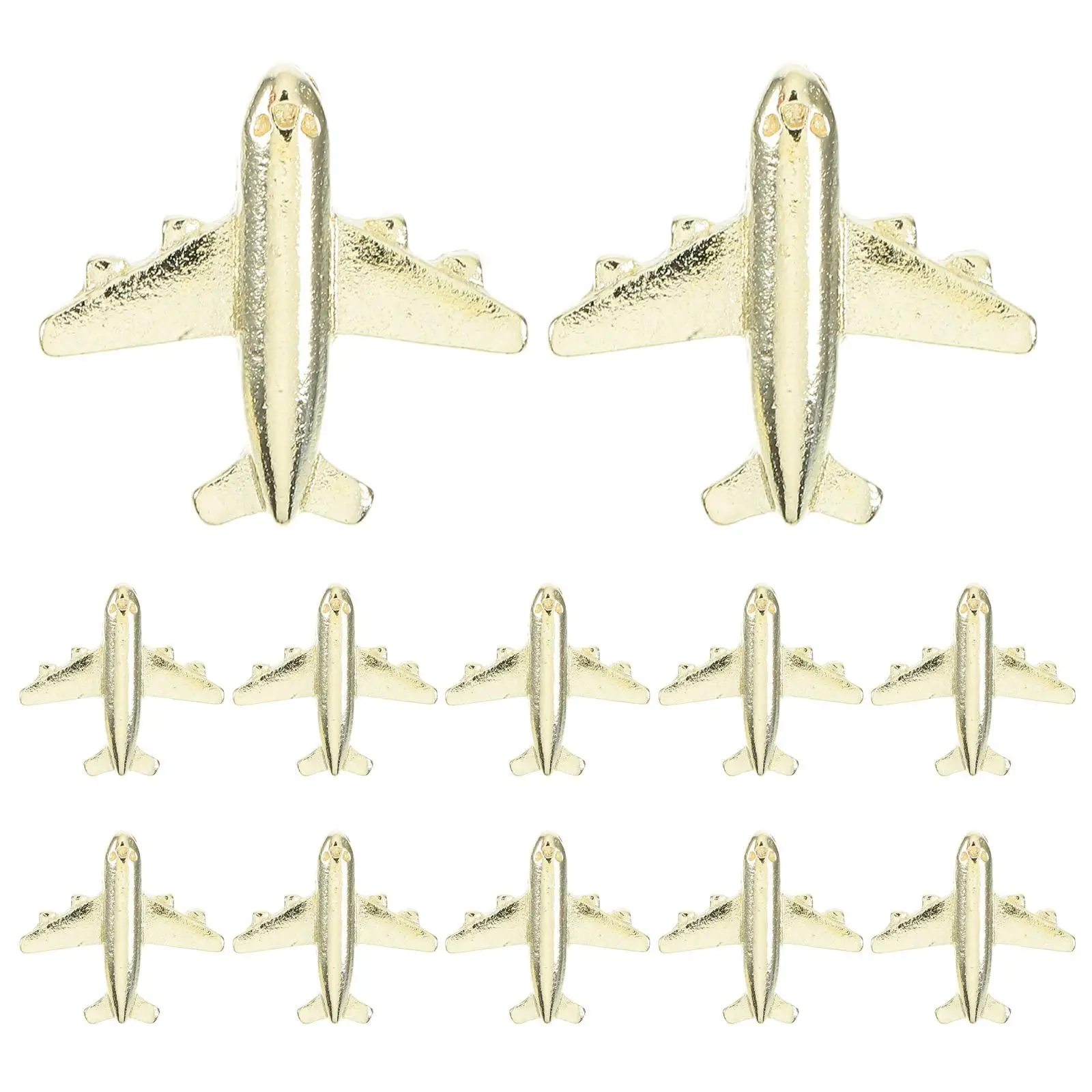 

12 Pcs Metal Airplane Thumbtack Push Pin Map Pins for Travel Aesthetic Christmas Office School Photo Wall Display Stylish