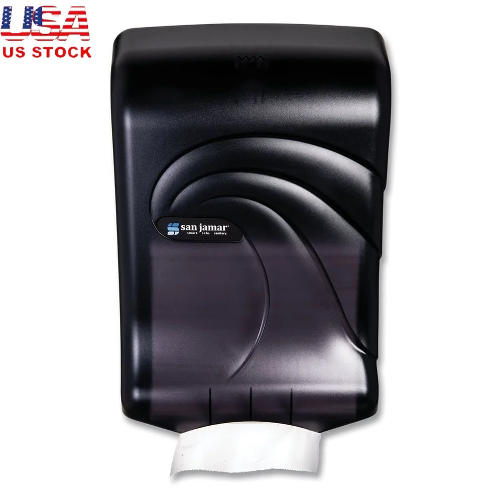 

Сверхтонкий многократный диспенсер для полотенец C-fold Прозрачный черный жемчуг Прочный пластиковый дизайн Эффективное одноразовое полотенце