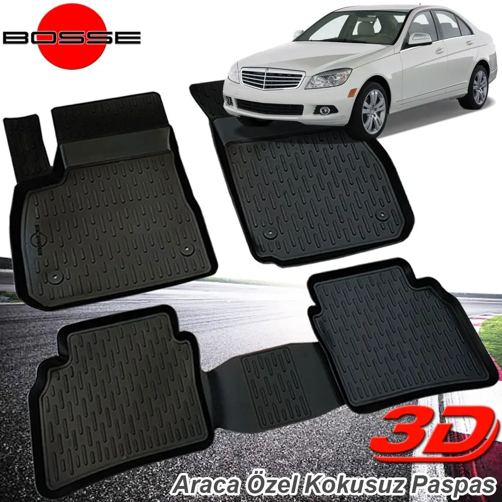 For Mercedes C Series Mat W204 Mat 3D Pool 2007 2014 BOSSE