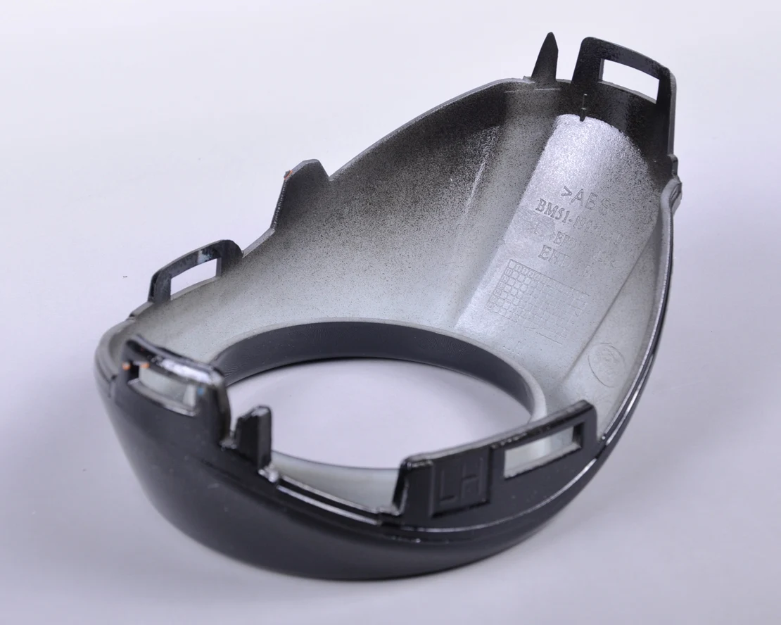 Car 2Pcs Black ABS Plastics With Glossy Painting Front Right & Left Fog Lights Lamp Frame Cover Trim For Ford Focus 2012