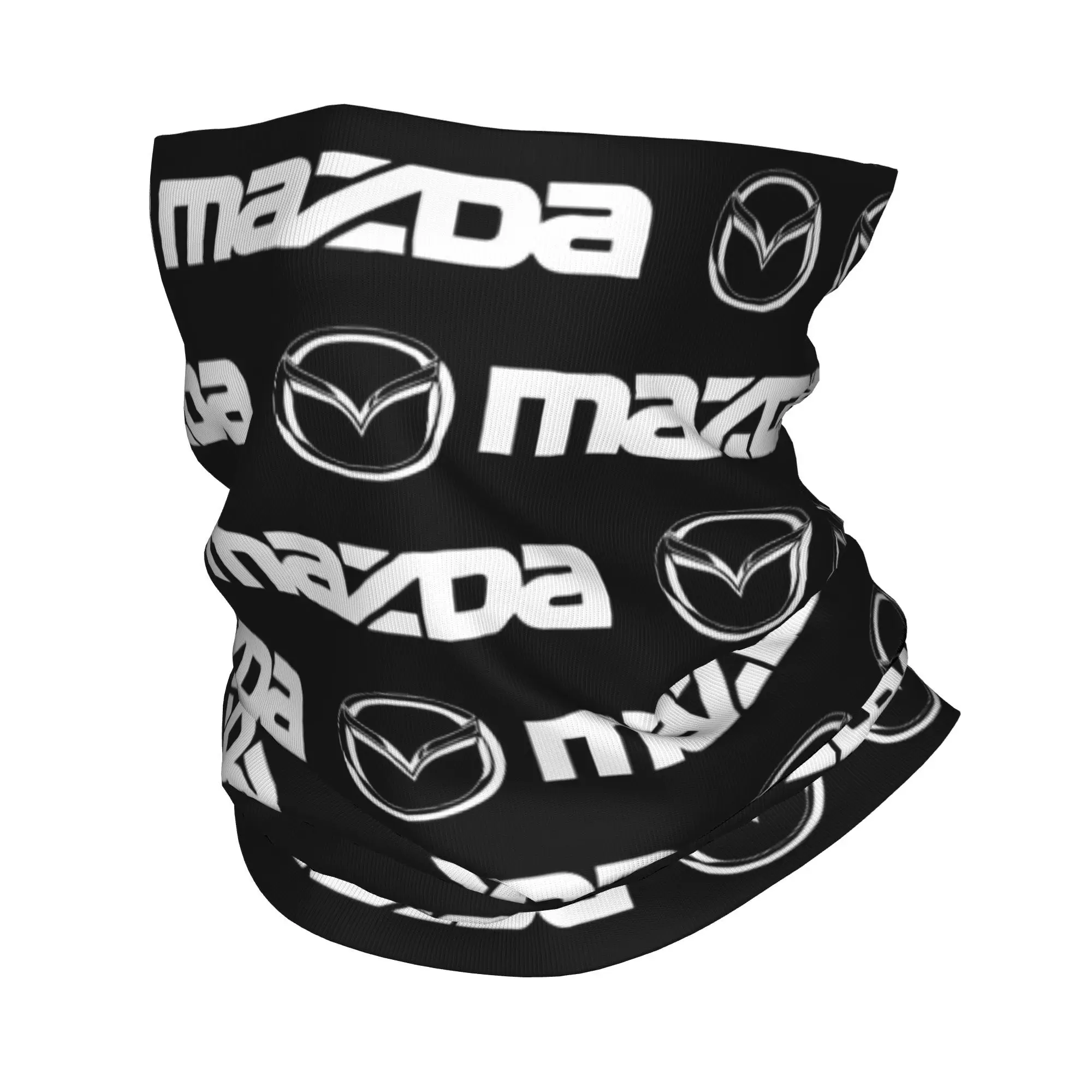 

Custom M-Mazdas Logo Classic Bandana Neck Gaiter UV Protection Face Scarf Cover Women Men Headband Tube Balaclava
