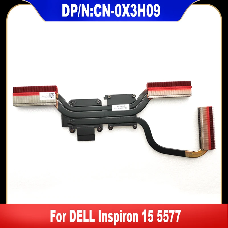 

0X3H09 0CC0KN, новый оригинальный для DELL Inspiron 15 5577 7557 7559, радиатор для ноутбука