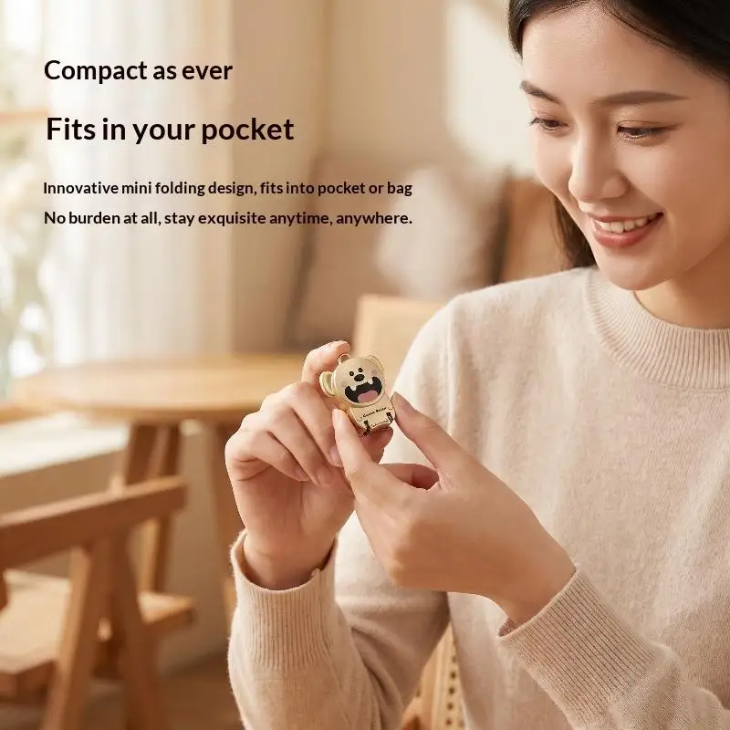 Golden Shape Folding Nail Clipper Mini Portable Key‑Chain Stainless‑Steel Sharp Nail Cutter Travel Manicure Supplies Gift