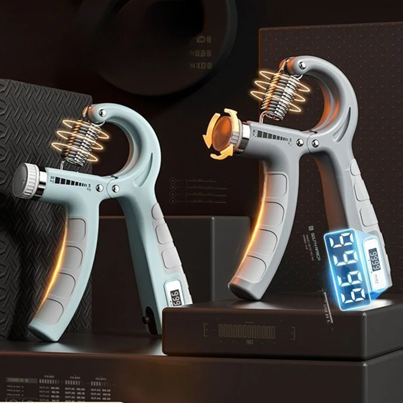 مقوي قبضة 5-100 كجم مع وظيفة العد، معدات تدريب الأصابع والذراع، تمرين قبضة اليد الرياضية الراقية #1