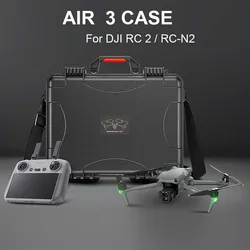 Hard Case for DJI Air 3 Accessories Waterproof Carrying Case for DJI Air 3 Fly More Combo with DJI RC 2/RC-N2 Portable Suitcase