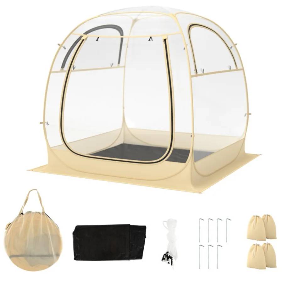 

6 X 6 TF Instant Pop up Sports Tent with Carrying Bag and Floor Mat