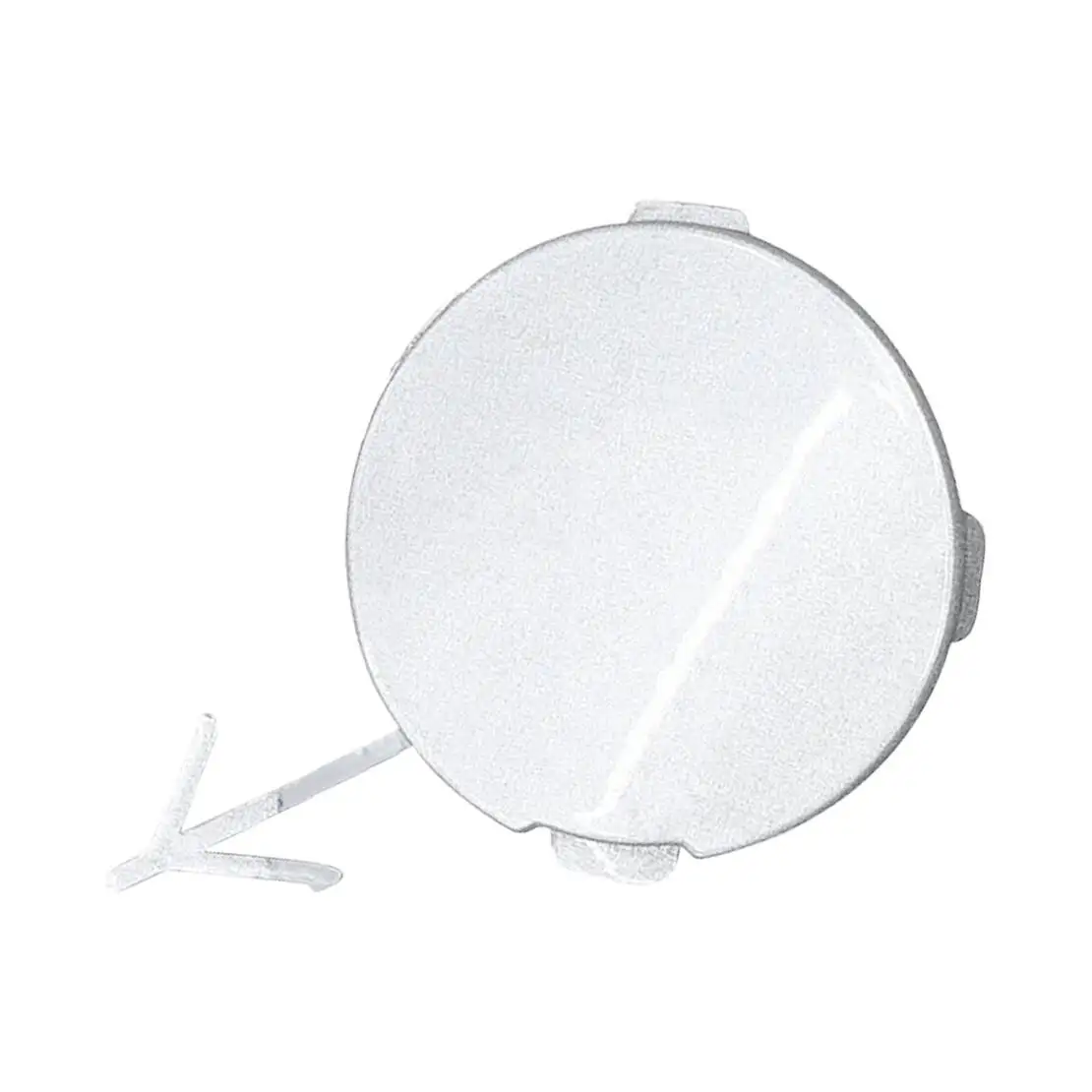 57731VA320 57731-VA320 White Front Bumper Tow Towing Eye Hook Hole Bezel Cover Cap Lid Fit For Subaru WRX STI 2018-2021