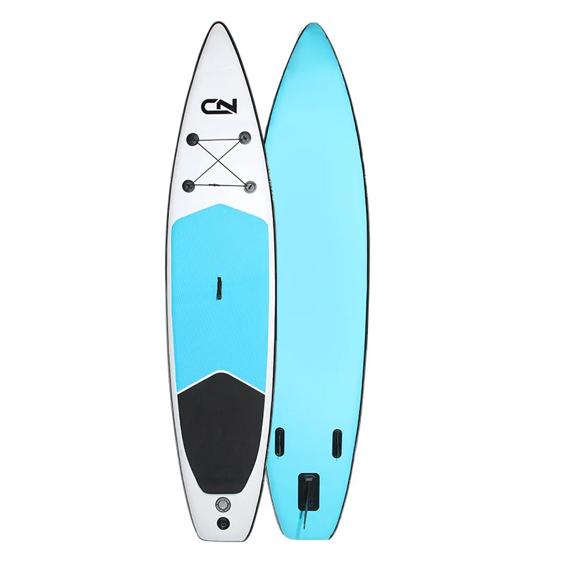 Hot selling new CN double-layer thickened standing surfboard, foldable and inflatable