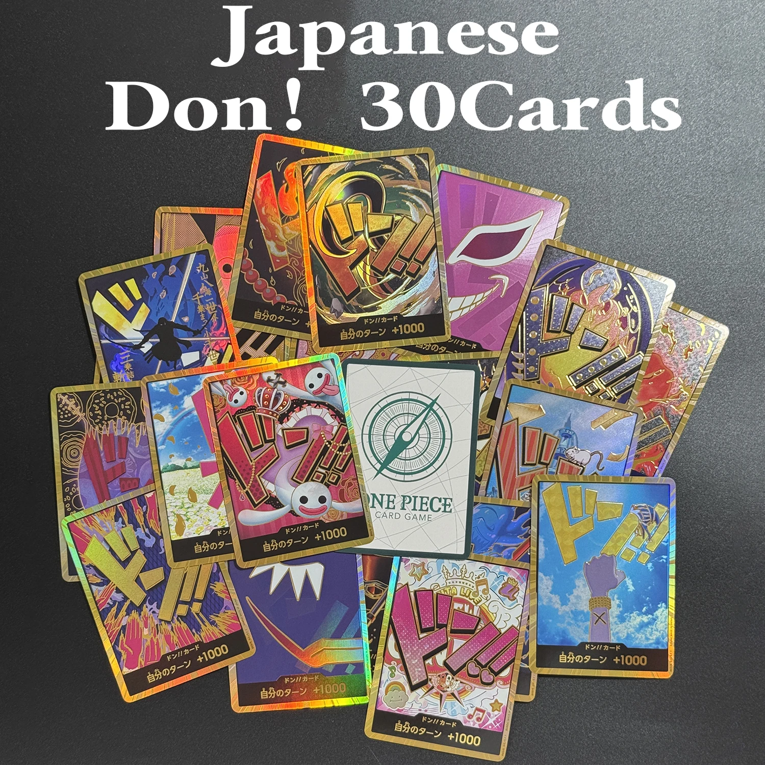 

30 шт./компл. OPCG TCG GOLD DON! Яснские коллекционные карты The Best Sheet PRB-01 SUPER Parallel Zoro Uta Luffy Law Карты Rebecca Kaido