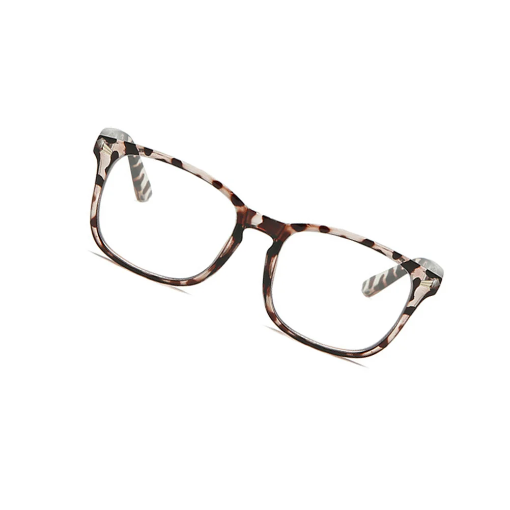 إطار نظارات مضاد للضوء الأزرق كلاسيكي مستوحى من النظارات خفيف الوزن ومريح مناسب للرجال والنساء في الأماكن المغلقة #5