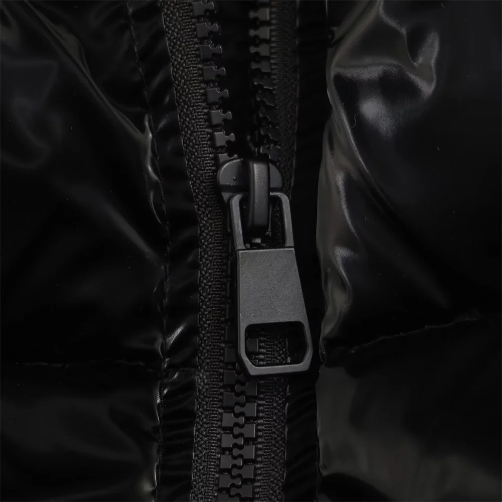 Winter nieuwe damesmode eenvoudig helder oppervlak anti spatten en winddichte dikke jas