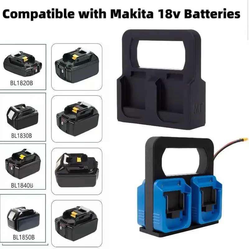 

XT60 Female Socket Universal Interface Battery Adapter Compatible To Battery Basket Carrier Caddy Holder for Makita 18V