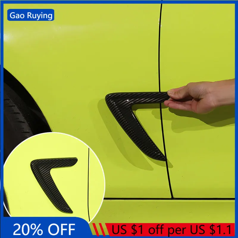 

Gao Ruying For BMW 2 Series F23 2014-2017 ABS Carbon Fiber Car Side Air Vent Cover Trim Sticker Car Accessories