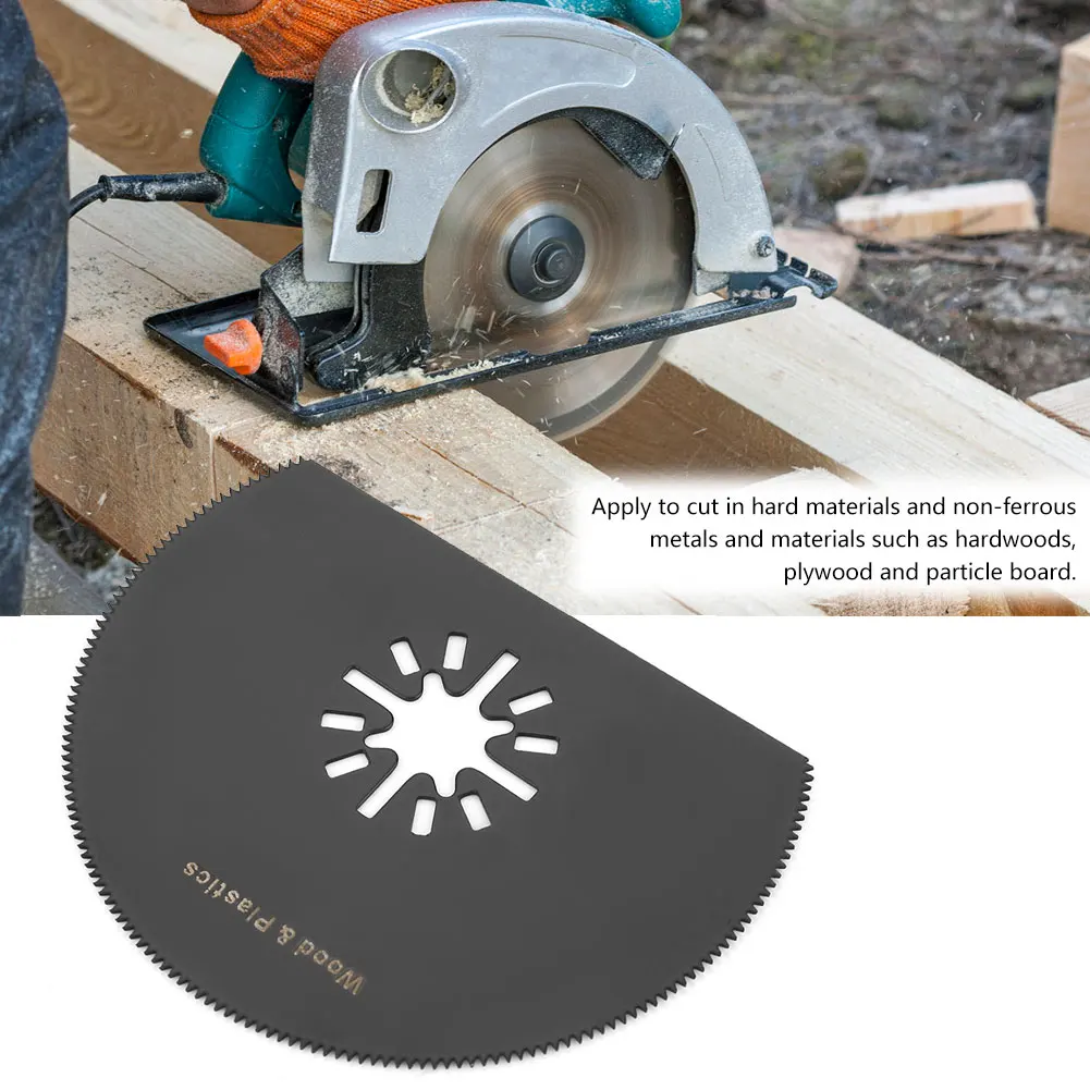 

Saw Blade Power Bit 80mm High Carbon Steel Semi circular Saw Blade Segmented Oscillating Multi Tools Oscillating Blade
