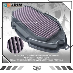 JSBM Motorcycle Washable Air Filter Intake Cleaner For Honda NC700 NC700X NC700S NC750X NC750S NC750D NC750J CTX700 CTX700N ABS