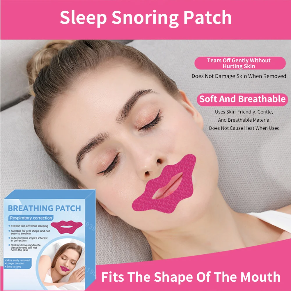 

5/30 Pcs Anti Snoring Sticker Promote Better Sleep Improve Mouth Breathing Reduce Snore Nighttime Sleep Mouth Correction Tape