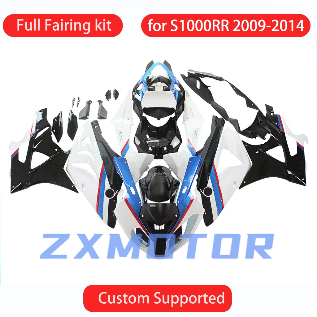 Fit For BMW S1000RR 2009 2010 2011 2012 2013 2014 Trail Bike Fairing Kit Motorcycle Complete Bodywork Plastics Covers Fairings