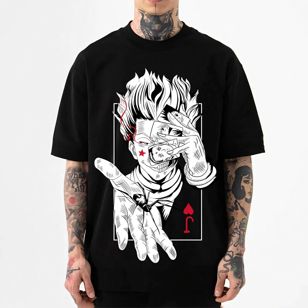 T-shirt imprimé Anime Ghostface style japonais classique, streetwear de haute qualité, vêtements pour hommes et femmes, nouvelle collection été 2026