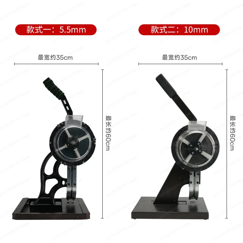 Semi-automatic buckle machine, manual buckle machine, advertising banner inkjet cloth leather punching machine