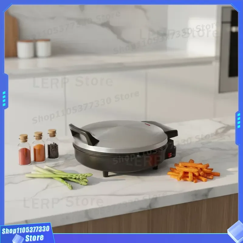 40cm Electric Cake Maker 2200W Double Sided Heating Deepened Pan Automatic Power Off Suspension Household Baking Machine