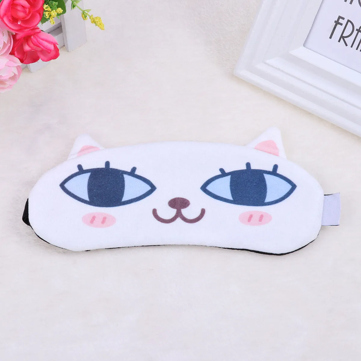 

Маска для сна в форме кошачьего глаза: премиум-качество, мягкая, легкая, блокирующая свет, для быстрого засыпания, с охлаждающим и согревающим эффектом, для домашнего использования