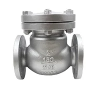 H41H-16 High Quality Manual Stainless Steel Butterfly Check PN16 DN15-DN300 Flange Connection Low Temperature Fast Delivery