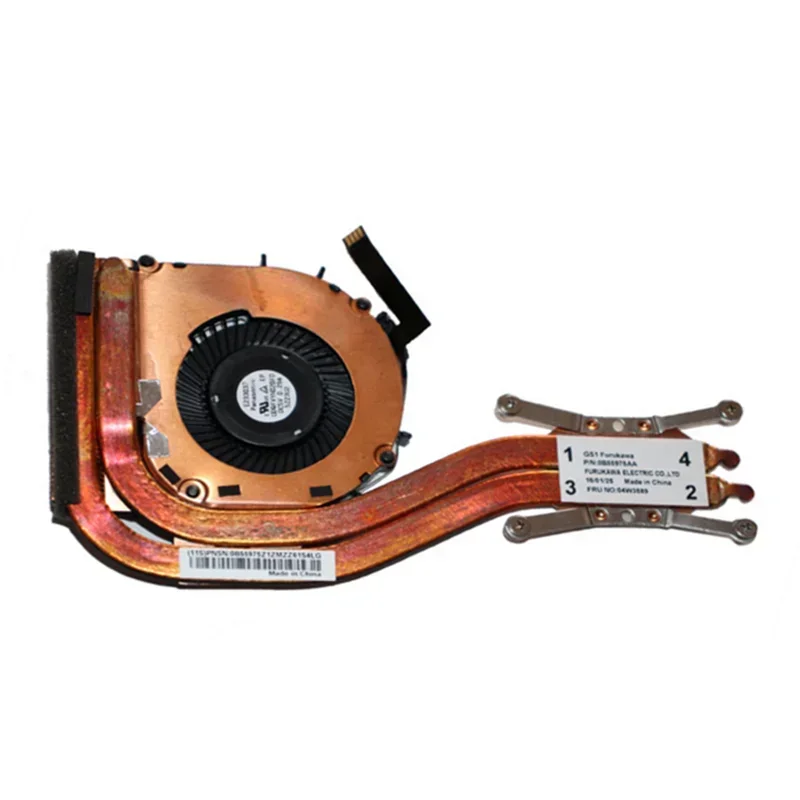 New Original for Lenovo ThinkPad X1 Carbon fan 1st Gen x1c CPU cooling fan heatsink radiator 04 w3589