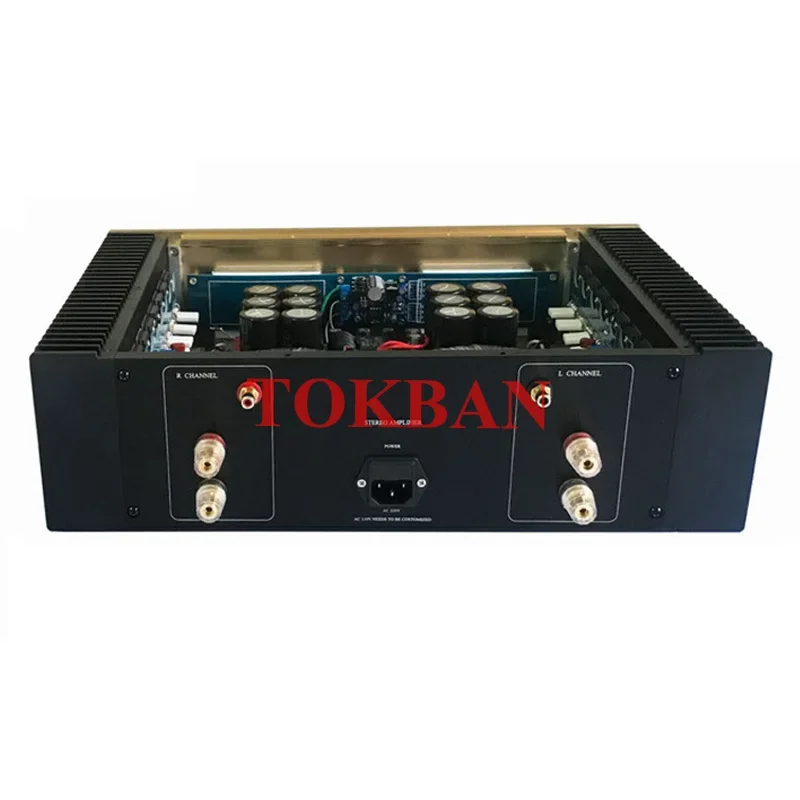 Tokban Replica Accuphase E550 Power Amplifier 30w*2 Class A Amp High Power Sound Sweet Vu Meter HIFI Amplifier Audio