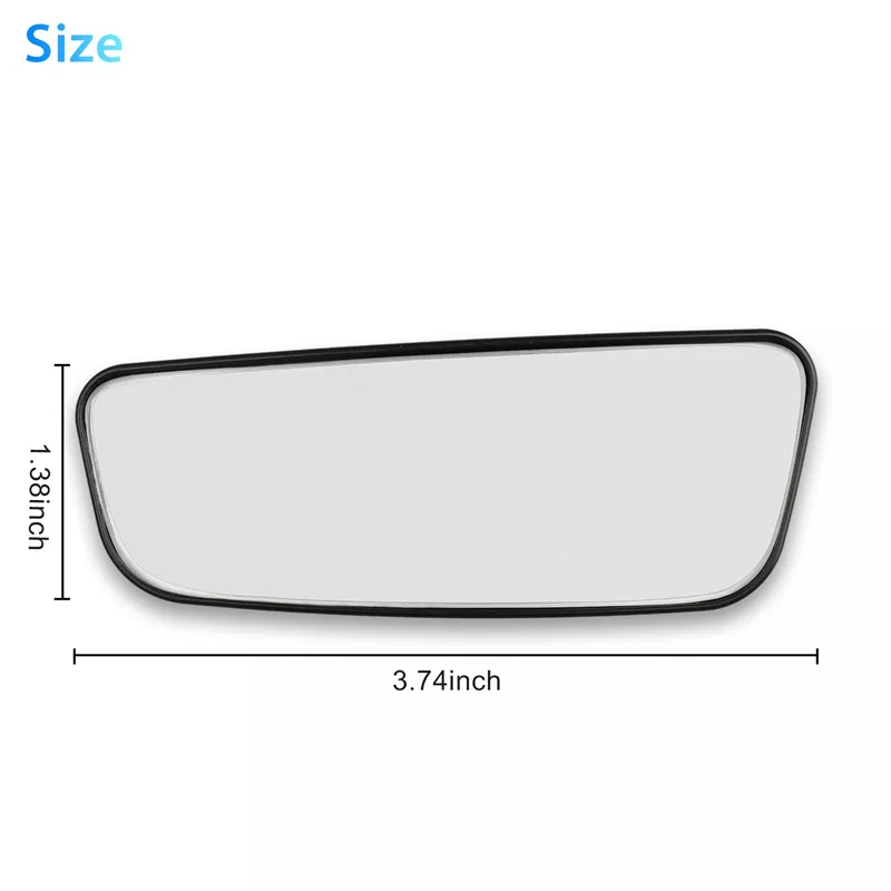 2PCS Car Side Mirrors Blind Zone Mirrors 360 Degree Wide Angle Additional Spherical Dead Zone Mirrors On Regular