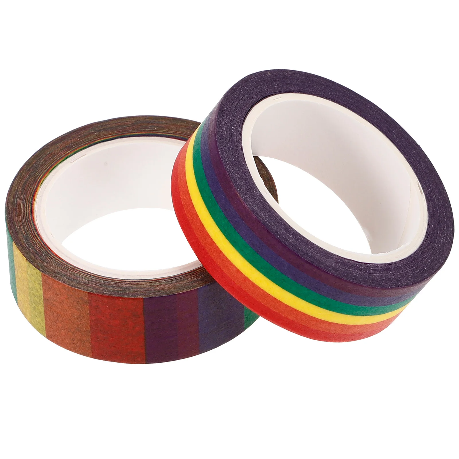 DIY Scrapbook Tapes 2 Rolls Multipurpose Japanese Paper Tape Clear Unfading Reusable Develops Kids Intelligence