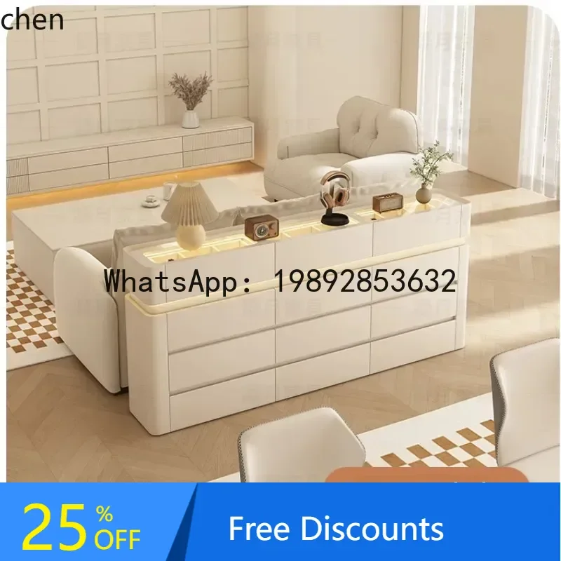 

LYY bedroom ultra-thin bucket cabinet, bedside storage cabinet, light luxuryhigh-end master against the walleight-bucket cabinet