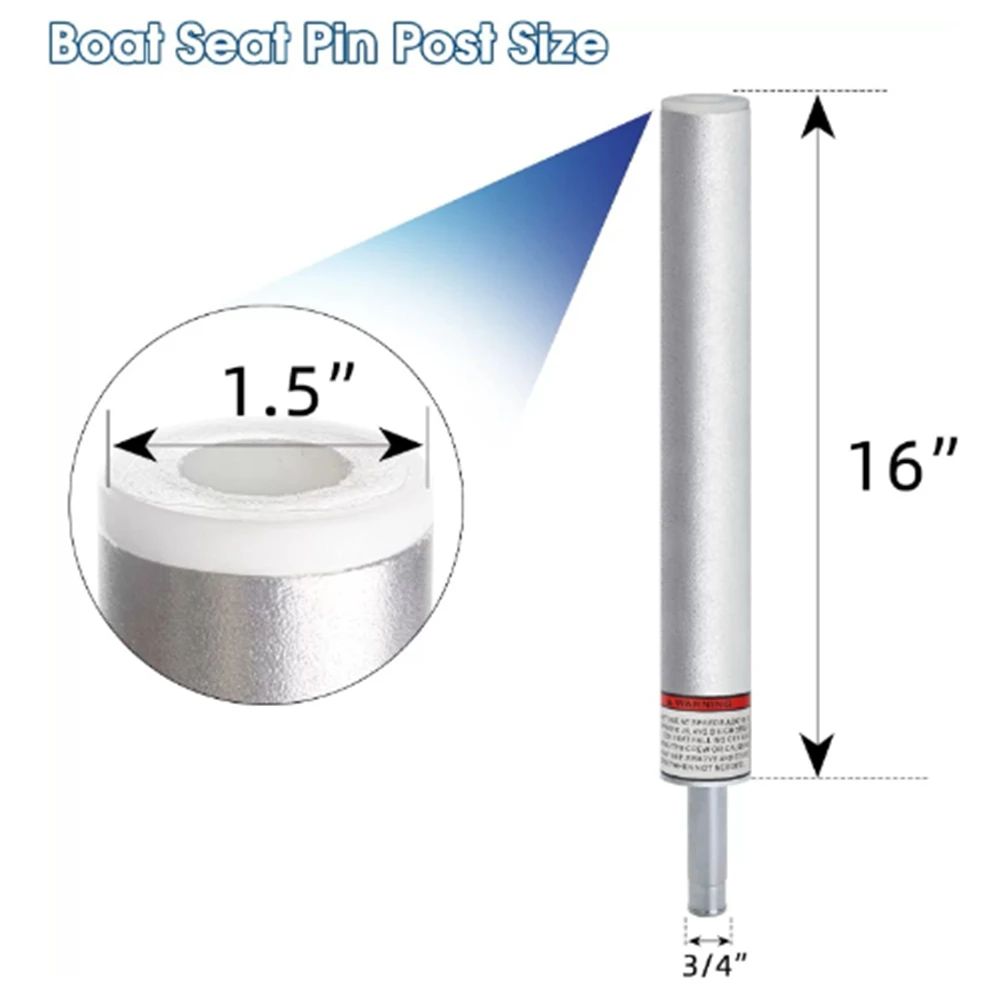 

Фурнитура для сиденья лодки Штифт для сиденья лодки Обслуживание лодки 1 шт. В комплект входит Компактный дизайн Простая установка Улучшает визуальное качество