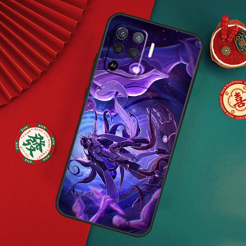 جينشين إمباكت رايدن شوغون حافظة لهاتف اوبو A78 A98 A58 A38 A18 A54 A74 A94 A80 A60 A40 A96 A76 A16 A15 A17 A57 A5 A6 Pro #6