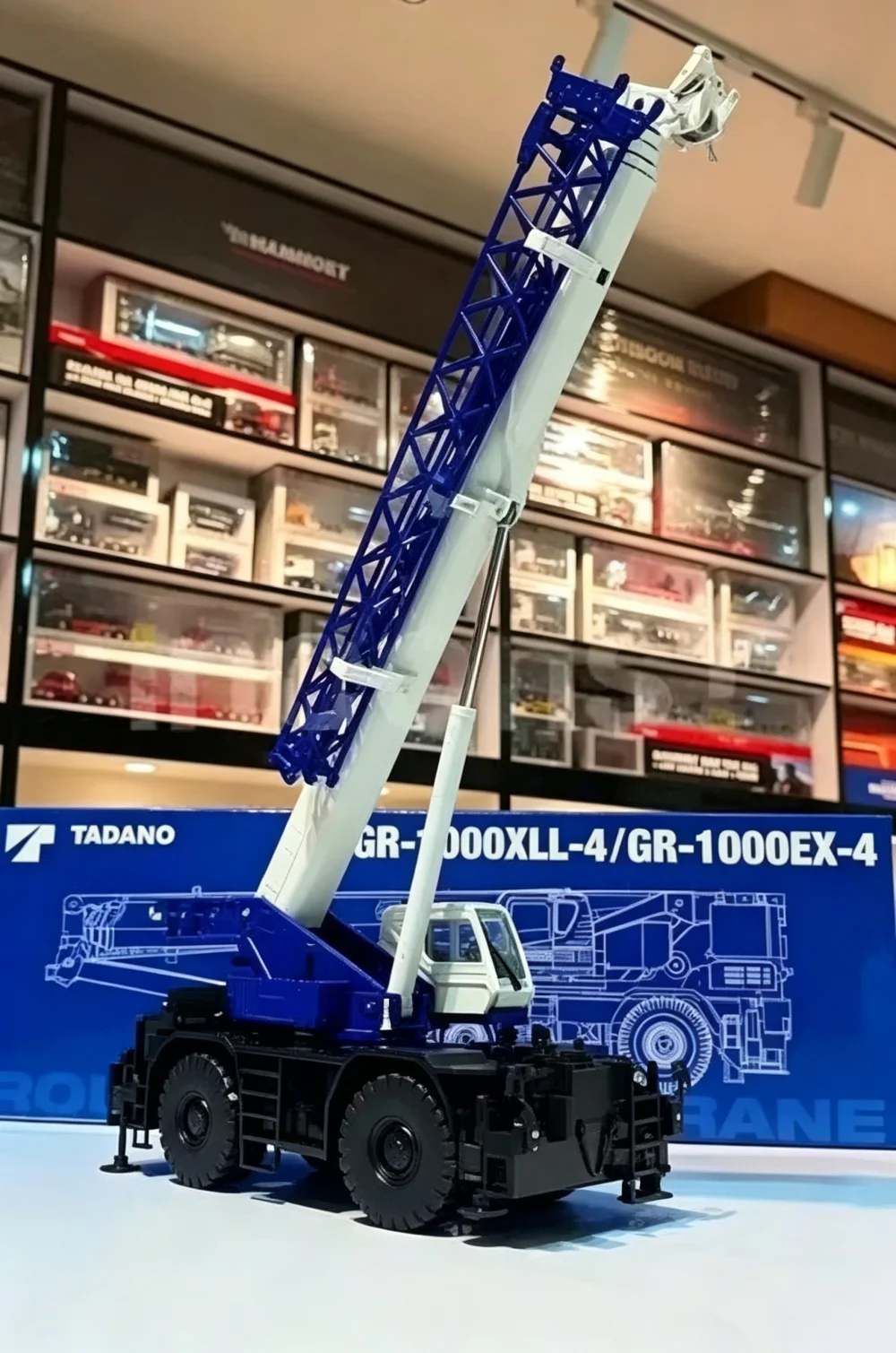Collectible Diecast Model Replica 1:50 TADANO GREVO 1000XLL-4 Mobile Crane Vehicle Engineering Machinery Alloy Model,Adult Gift