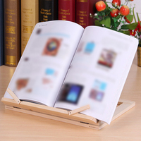 Book Foldable Tray Bookshelf/ Stand Tablet Portable Holder Desktop Wooden Reading