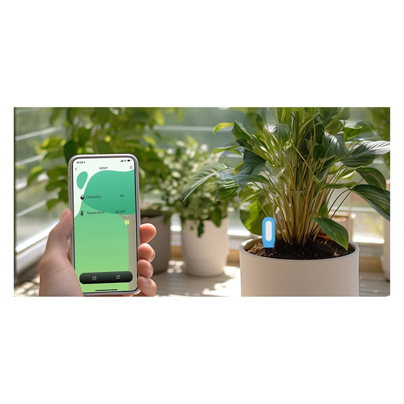 Czujnik temperatury i wilgotności Bluetooth Smart ABNM, detektor Doodle Bluetooth Smart Home, miernik temperatury i wilgotności gleby