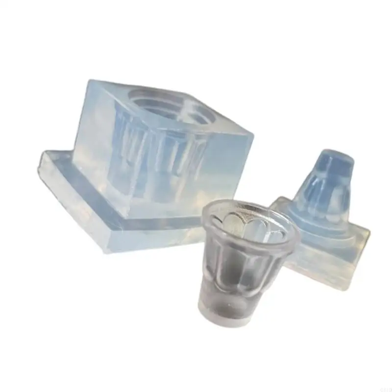 قالب سيليكون لطبق الفاكهة من الطين، قوالب مرنة على شكل وعاء لإنشاء فن طعام مصغر وحرف يدوية