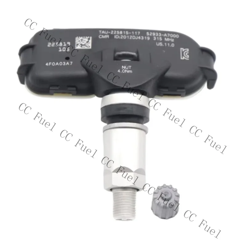 C+ 4PCs 52933-A7000 TIRE PRESSURE SENSOR TPMS 315MHz for 2014-2016 Hyundai Elantra