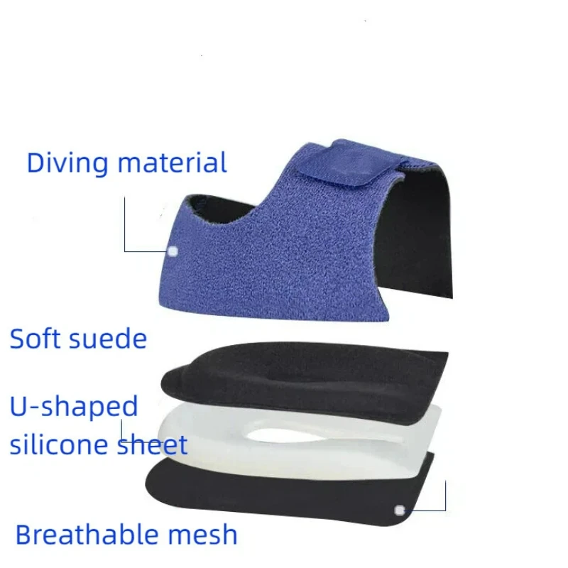 Plantar Fasciitis Heel Spur Foot Support With U-Shaped Silicone Gel Heel Cups for Heel Pain Relief Insoles for Man Woman Walking image 2