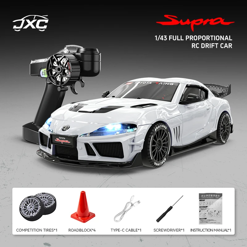 JXC 1087X 1/43 スープラ RCドリフトカー 4WD フルプロポーション