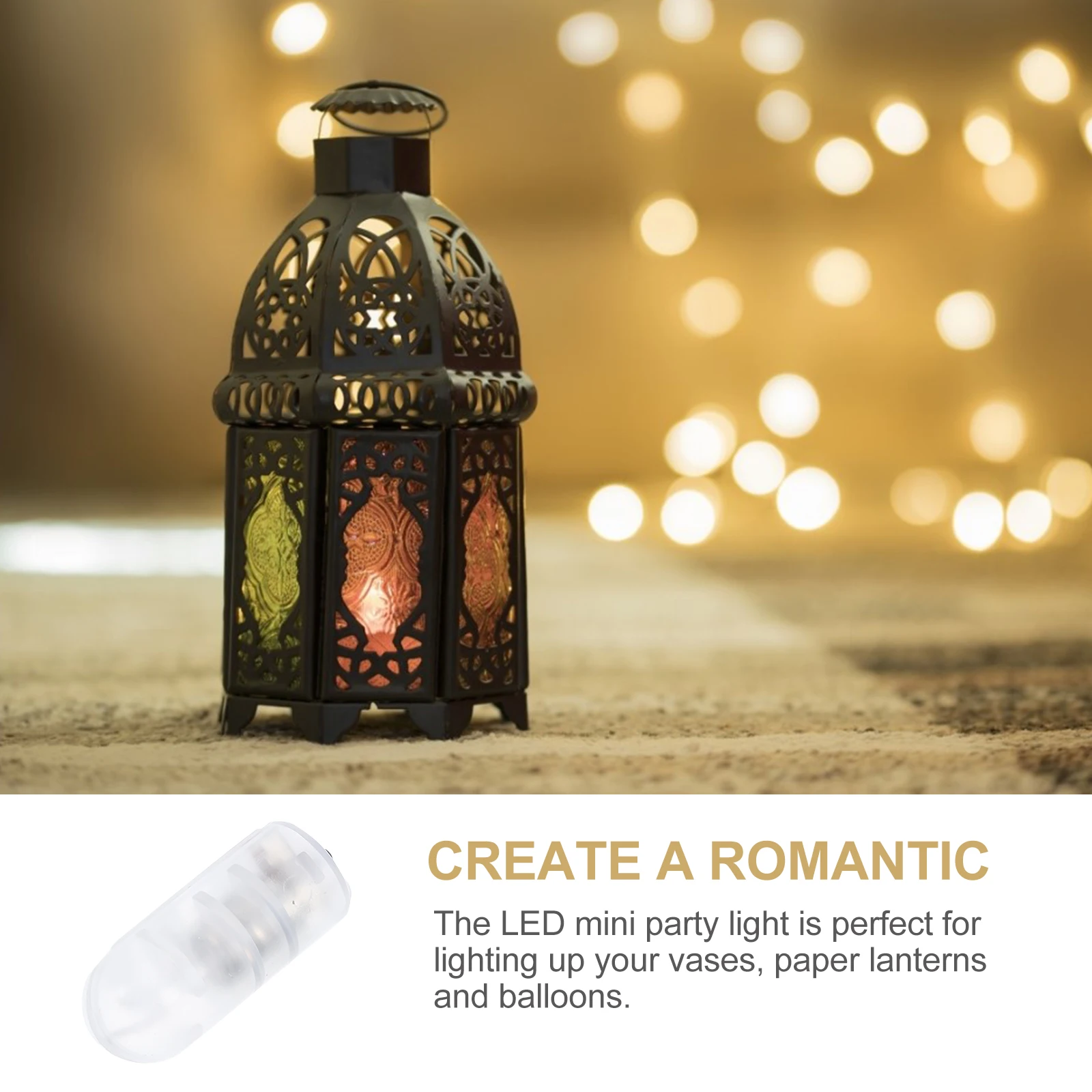 

30 Pcs LED Lights Mini Bullet Lamps Warm Color Small Decorative Wicks Perfect Parties Weddings Birthdays