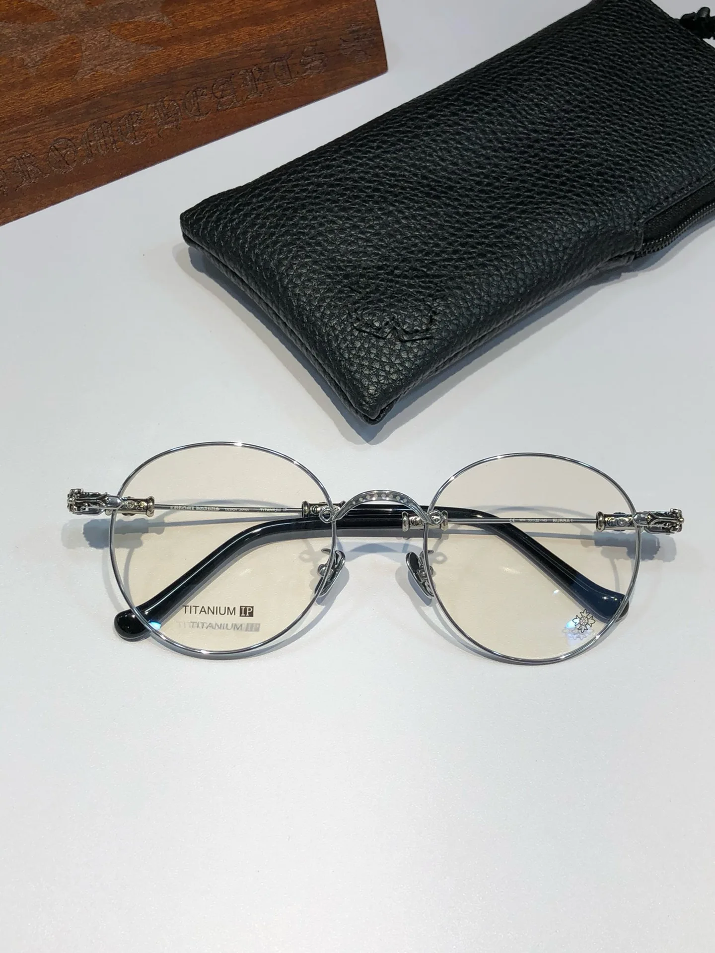 Japan Design Steampunk Style Acetate with Trim  With Case Vintage Retro Optical Fame Man Women Top Quality Eyeglass BUBBA II