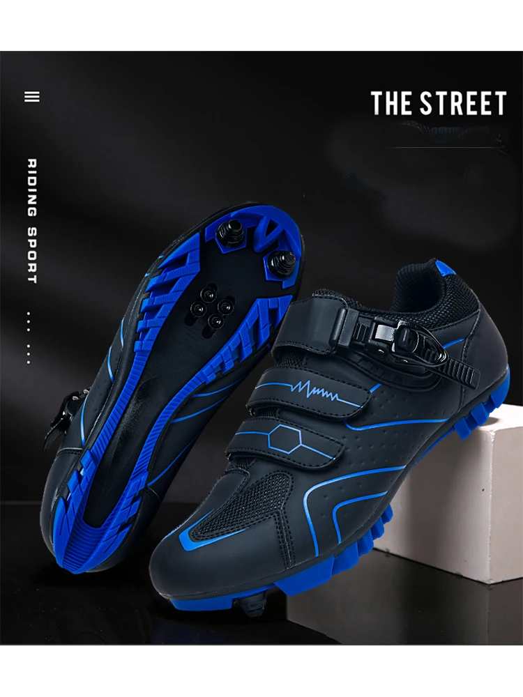 Unisex Radfahren Sneaker MTB Schuhe mit Männer Cleat Straße Dirt Bike Flache Racing Frauen Fahrrad Berg SPD MTB Schuhe Zapatillas Mtb – Detail 3