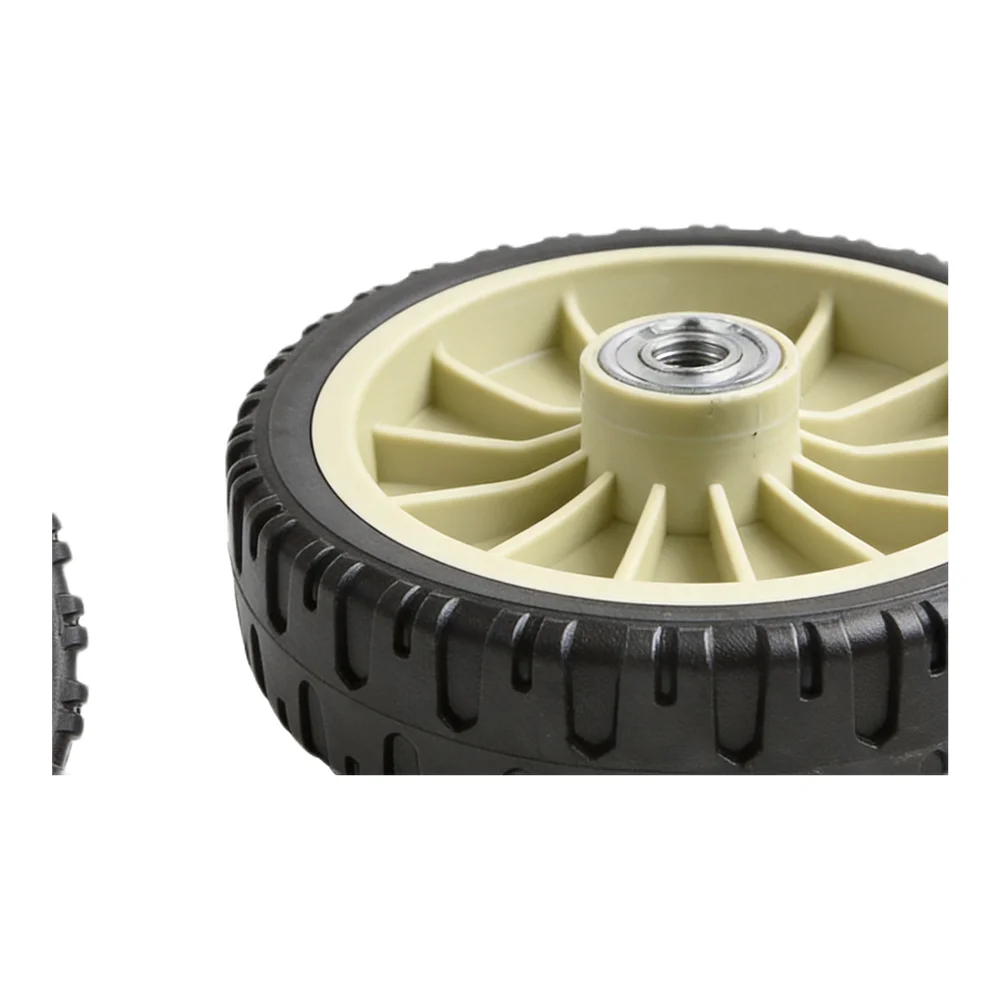 1pc Lawn Mower Front Wheels 43mm Rubber Mower Wheel Push Mower 8 Inch Self-propelled Mower Garden Power Tools Accessories