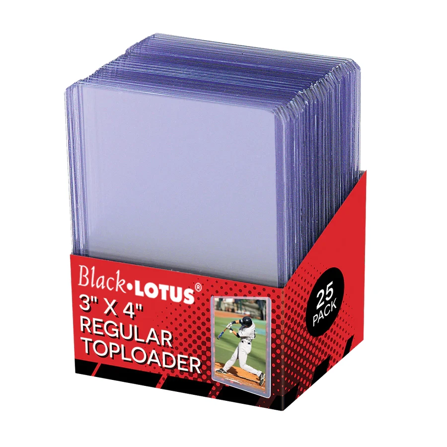 BL 25 قطعة 35PT حامل بطاقة التداول الأكمام حماية بطاقة toploader المرونة تصنيف بطاقة المقرب قسط ل MTG/نجمة البيسبول #1